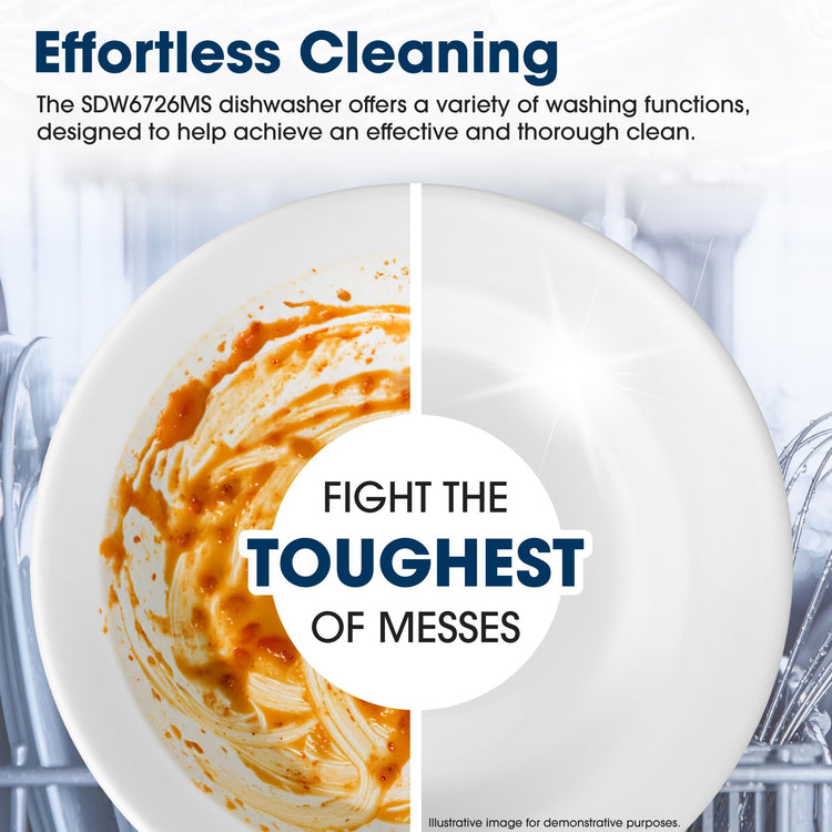 SDW6726MS 24 inch Stainless Steel Dishwasher