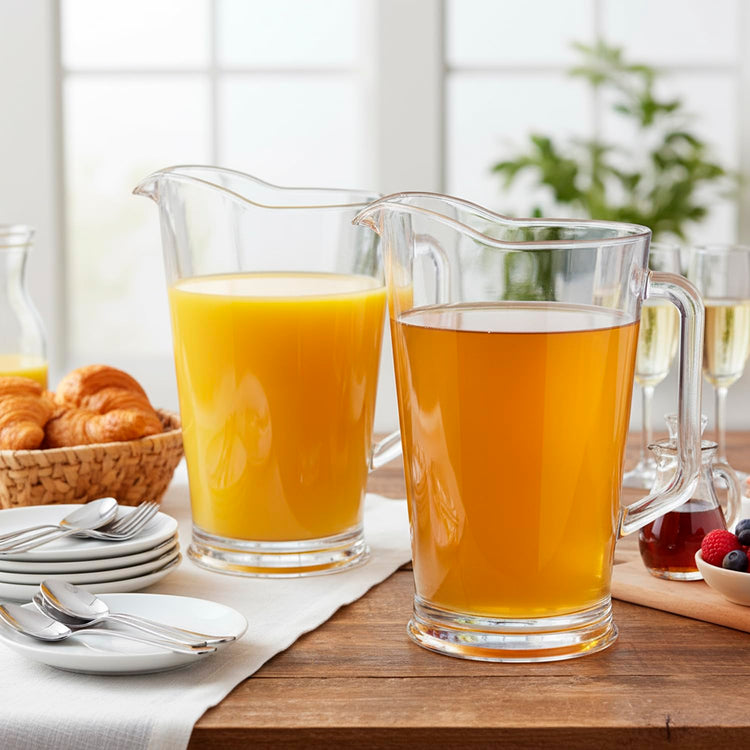 64oz Bistro Clear Pitcher (2 Count)