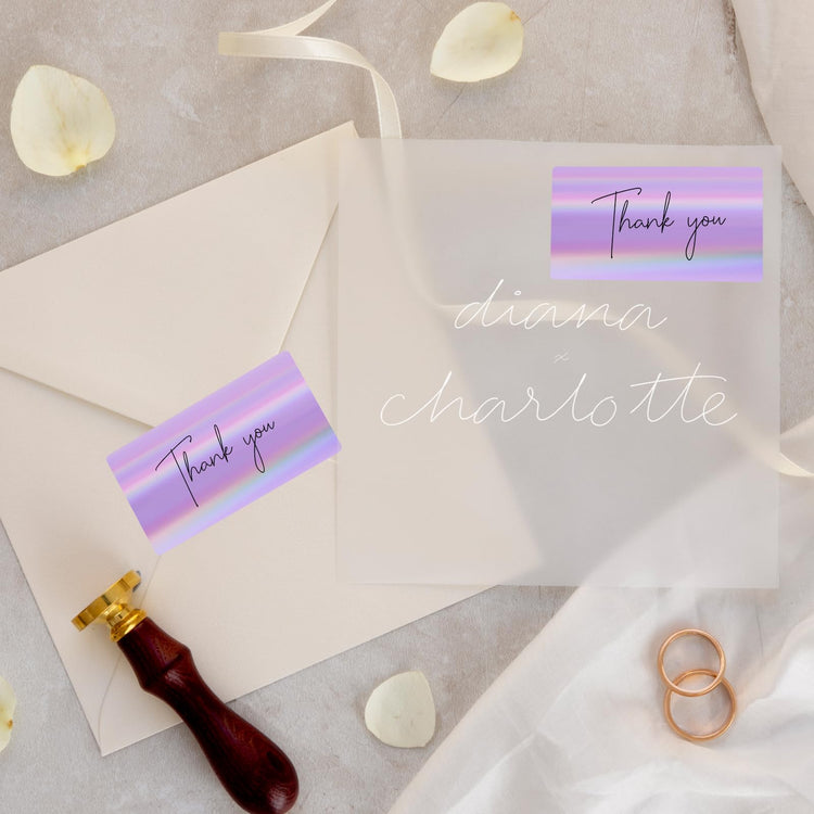 2x4 Inch Holographic Thermal Labels
