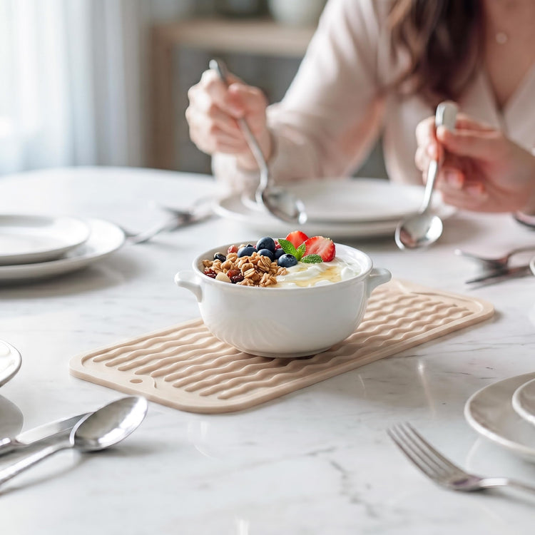 Silicone Dish Drying Mat for Multiple Usage