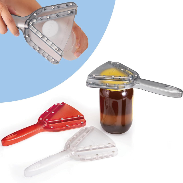 Jar Opener for Weak Hand & Seniors with Arthritis,Easy Twist Off Bottle Caps,Patent | Unique Kitchen Gadgets, Christmas Gifts for Elderly/Women/Men (Black)