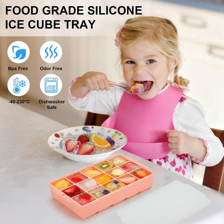 Silicone Ice Cube Tray (2 Count)