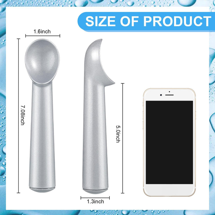 3 Pack Ice Cream Scoops 7 Inch Aluminum Scoop Set (3 Count)