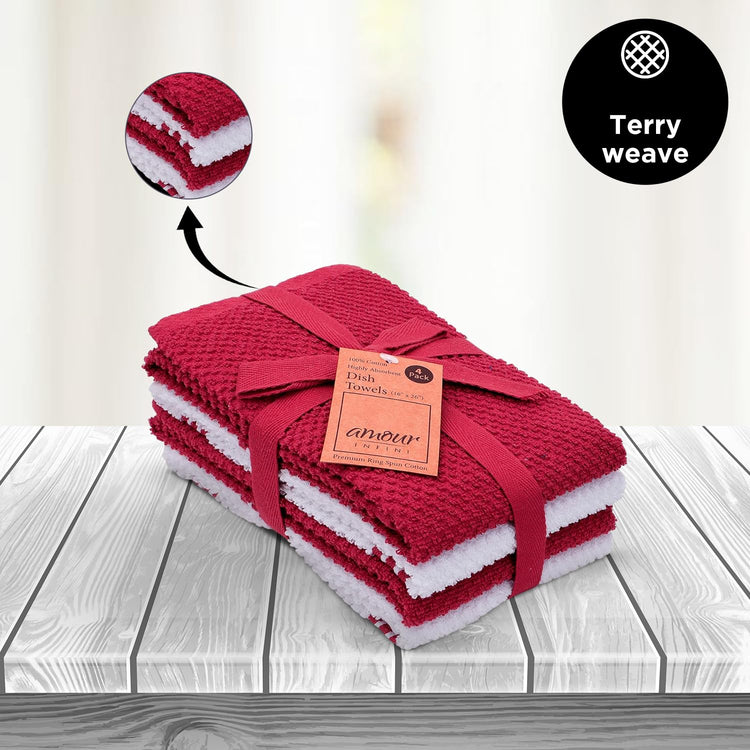 Kitchen Towels Pack of 4 (4 Count)