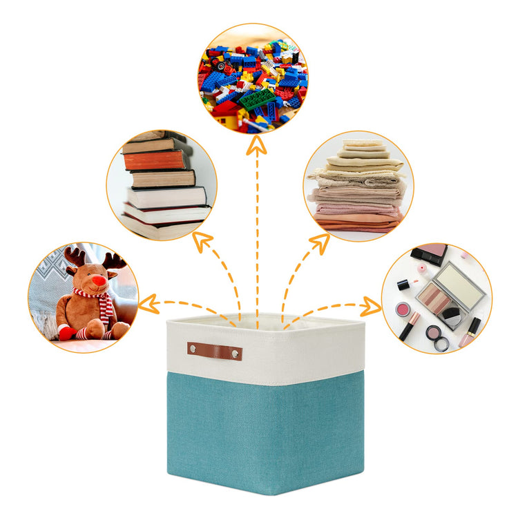 Square Storage Cubes Baskets for Gifts Empty (4 Count)
