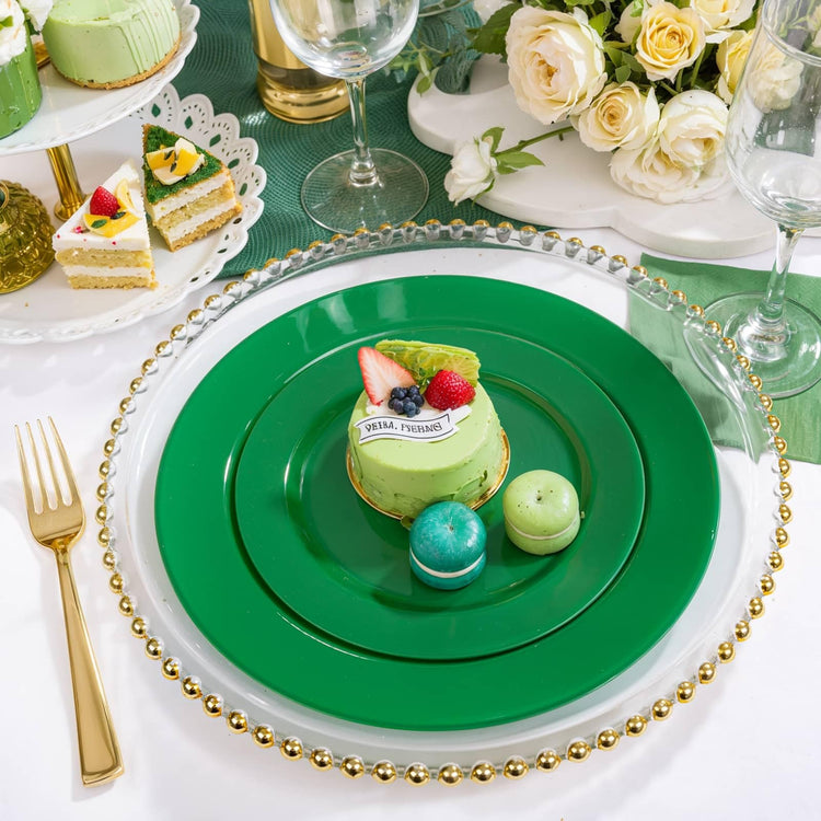 60PCS Green Plates & St. Patrick's Day Plates (60 Count)