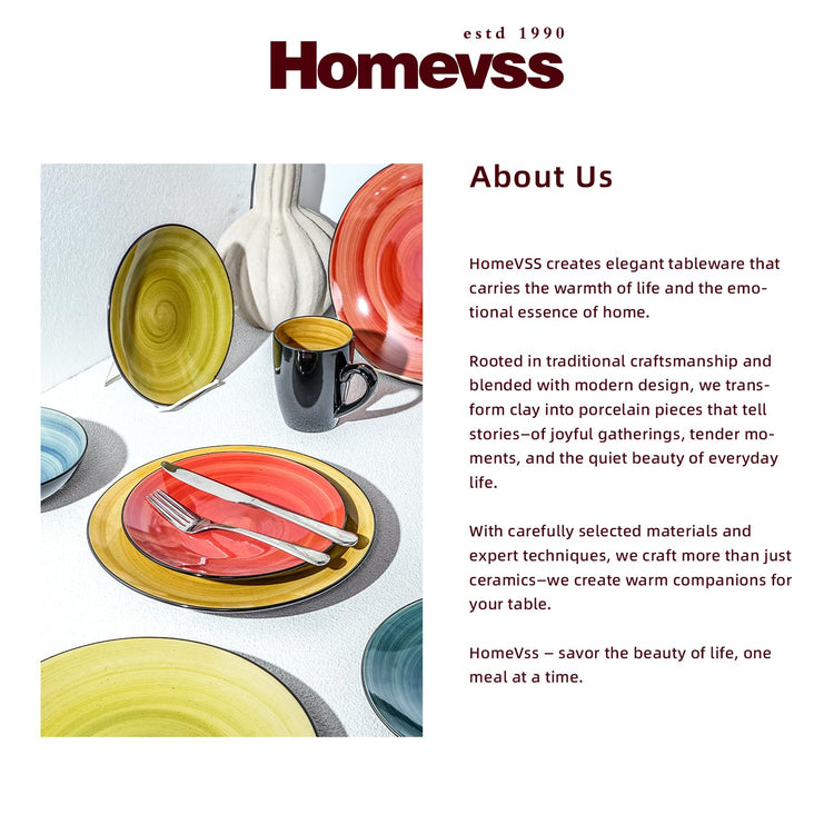 HomeVss Stoneware Sonoma 16pc Dinnerware Set (16 Count)