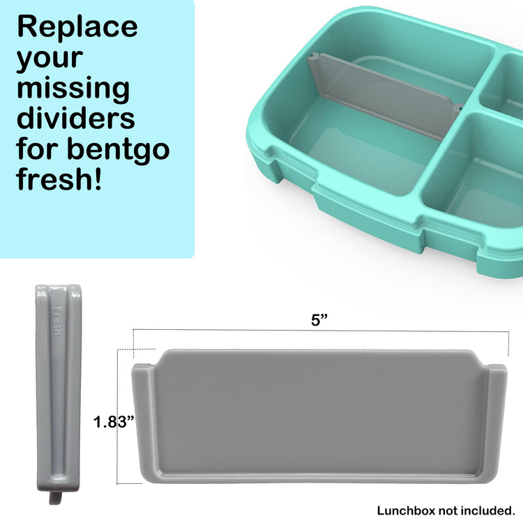 3Pcs Bento Box Replacement Dividers (3 Count)