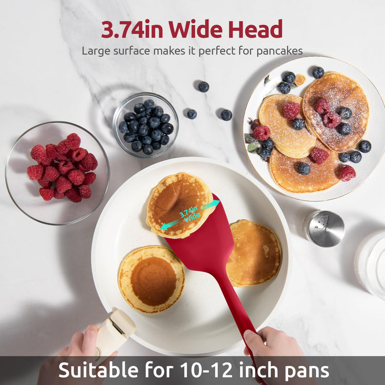 Silicone Turner Spatula Set of 2 (2 Count)