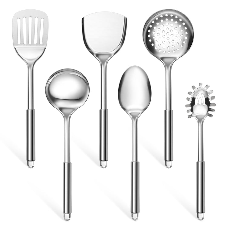 Stainless Steel Kitchen Utensil Set of 6 (6 Count)