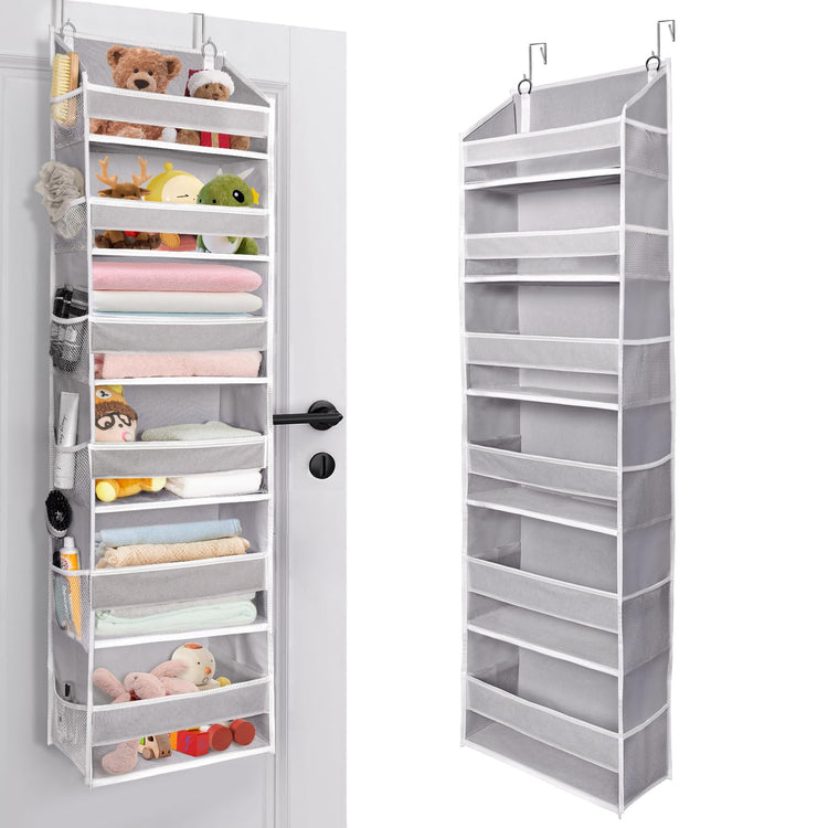 Over The Door Organizer with 6 Large Pockets 12 Side Pockets