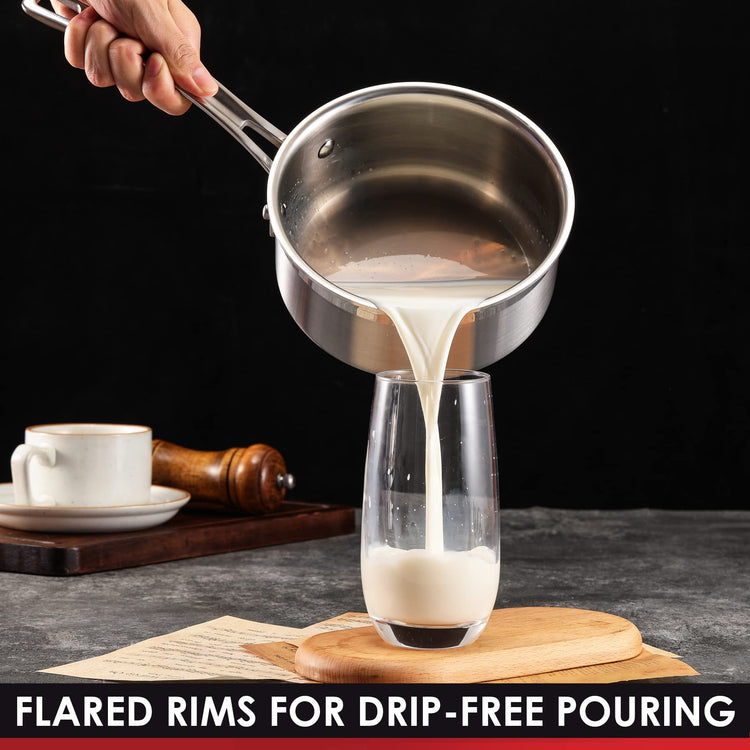 Stainless Steel Saucepan with Lid