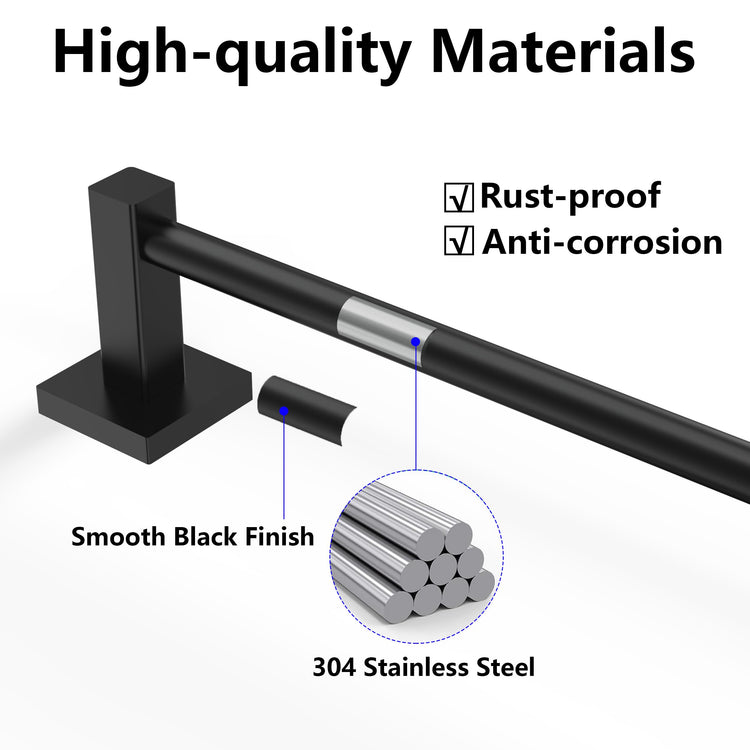 Towel Bar Towel Racks for Bathroom Wall Mounted