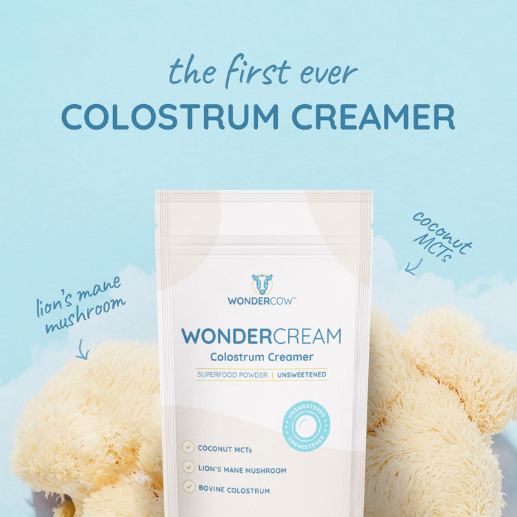 Bovine Colostrum Superfood Creamer Supplement Powder w (3.88 Ounce)