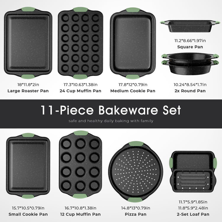 11 Piece Nonstick Bakeware Set