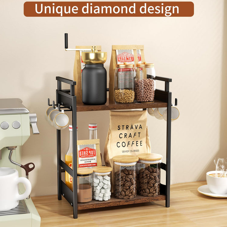 Coffee Bar Organizer for Home Office