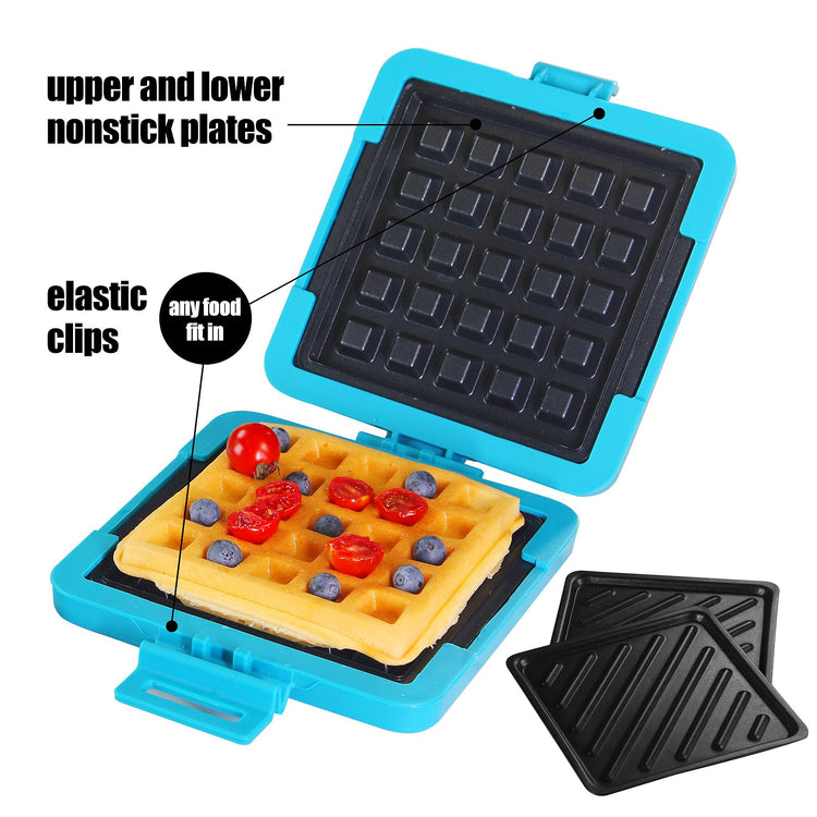 2-in-1 Microwave Sandwich Maker & Waffle Maker, Microwave Grill