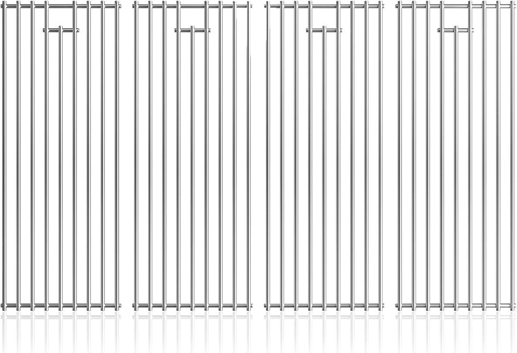 4Pack 19.25" Stainless Steel Cooking Grates Replacement Parts For16517 Bull 8248 LP, 18249 NG, Angus 47628, Brahma, Lonestar Select 87048,87049, Outlaw Steer Premium, 7 Burner Premium 18248,18249