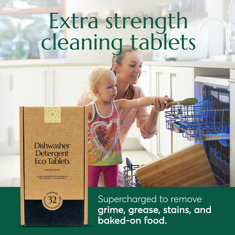 Dishwasher Pods and Tablet Tin Bundle (32 Count)