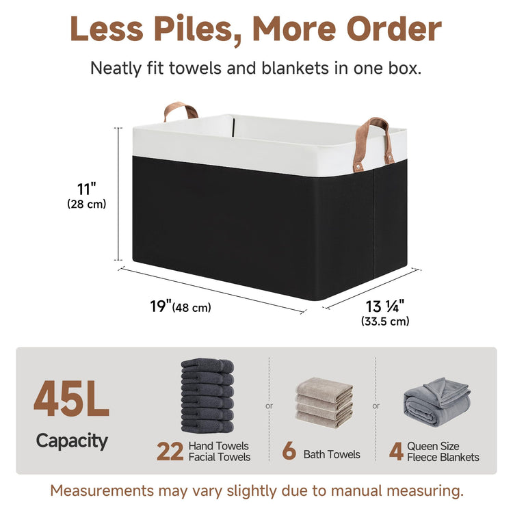 Fabric Storage Bins (2 Count)