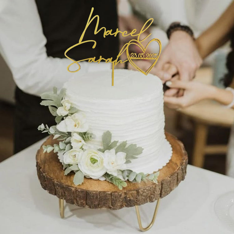 Personalized Wedding Cake Topper