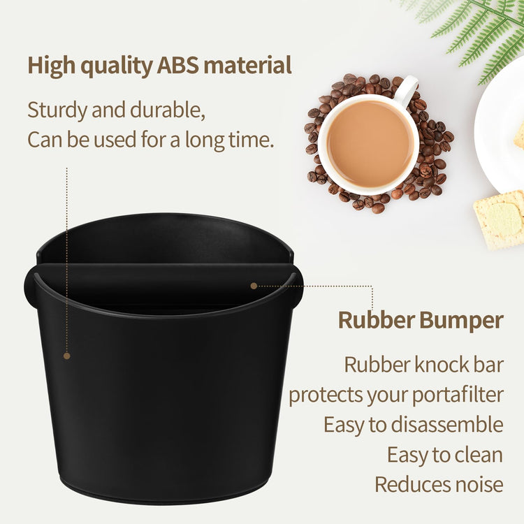 6.3Inch Knock Box Large Espresso Knock Box Shock