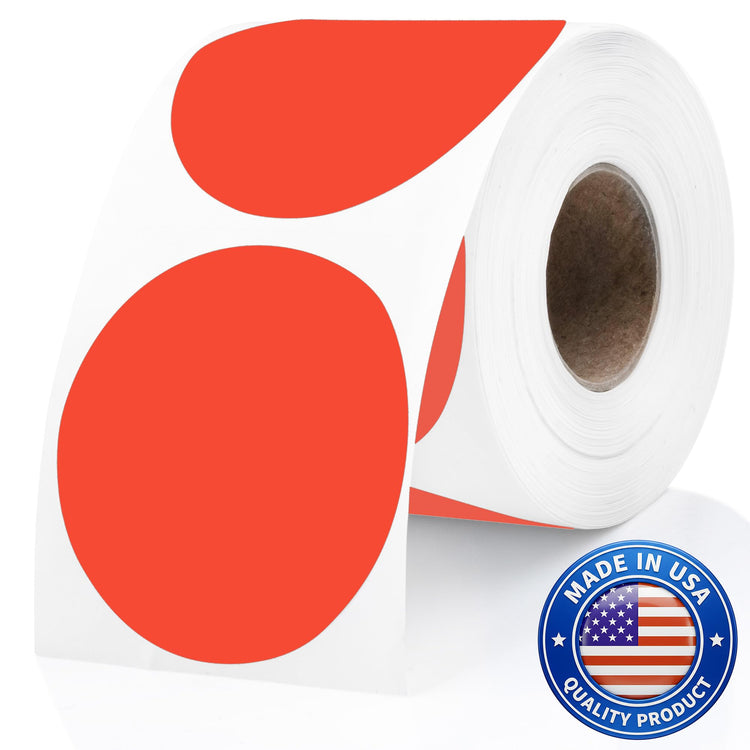 Red Thermal Labels (300 Count)
