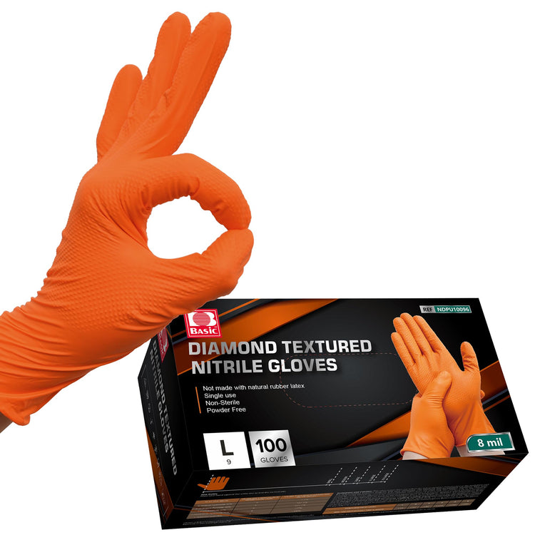 Basic Heavy Duty Nitrile Gloves (100 Count)