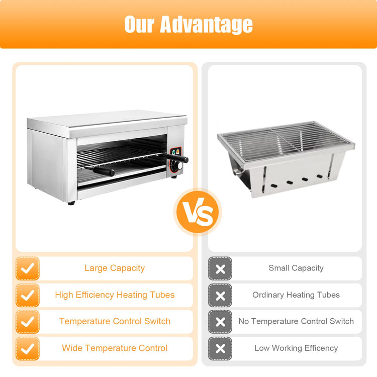 1500W Electric Cheese Melter Commercial Cheese Melter Cheesemelter Grill 122
