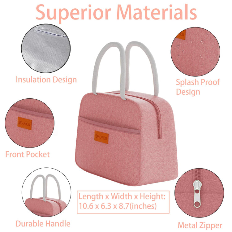 Leakproof Bento Box & Insulated Lunch Bag Set for School and Work