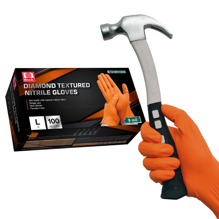 Basic Heavy Duty Nitrile Gloves (100 Count)