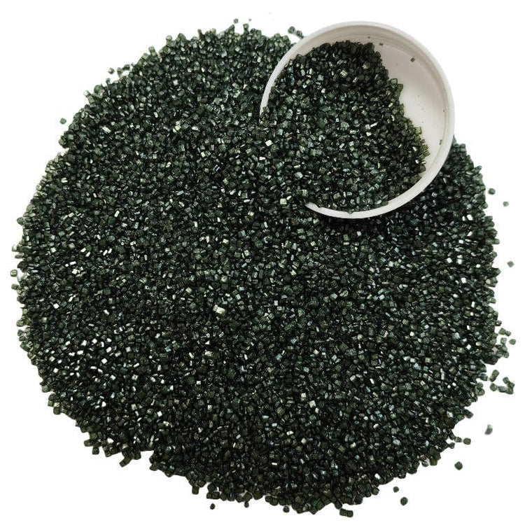 Black Sanding Sugar for Baking Edible Sparkling Sugar Sprinkles Coarse Sugar Crystals for Baking Topping Cake Cookie Cupcake Topper Ice Cream Decoration Supplies 3.2 OZ (3.2 Ounce)