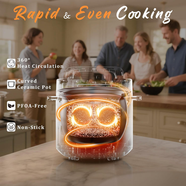 Electric Pressure Cooker 6QT Dual Pots
