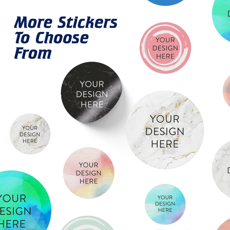 Custom Vinyl Stickers Your Image (100 Count)