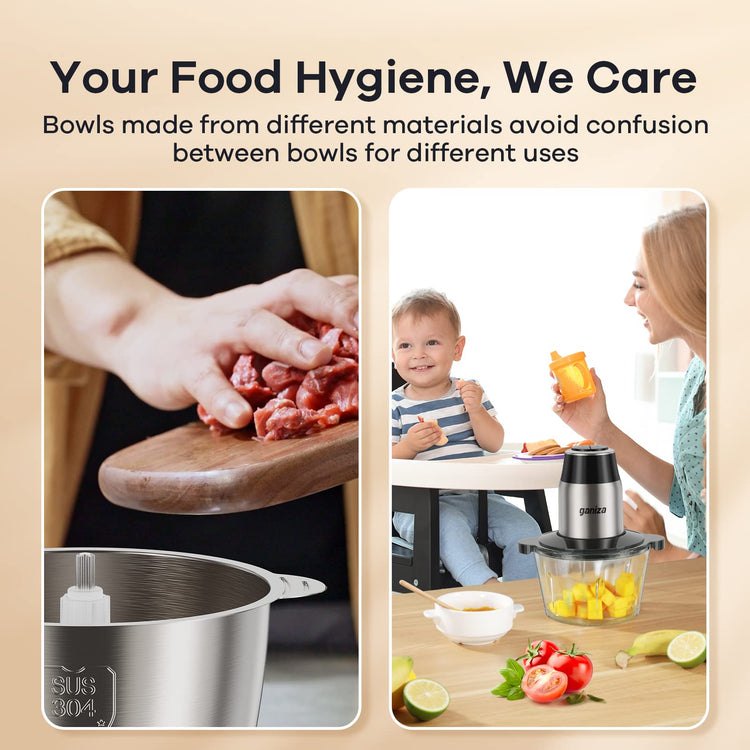Food Processors with 2 Bowls