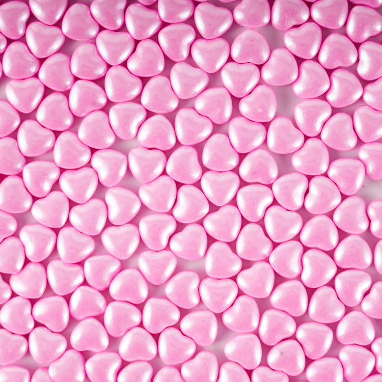 Pink Heart Shapes Sprinkles (4.58 Ounce)