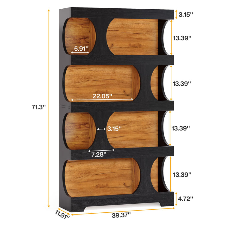 71" Tall Bookcase (4 Count)