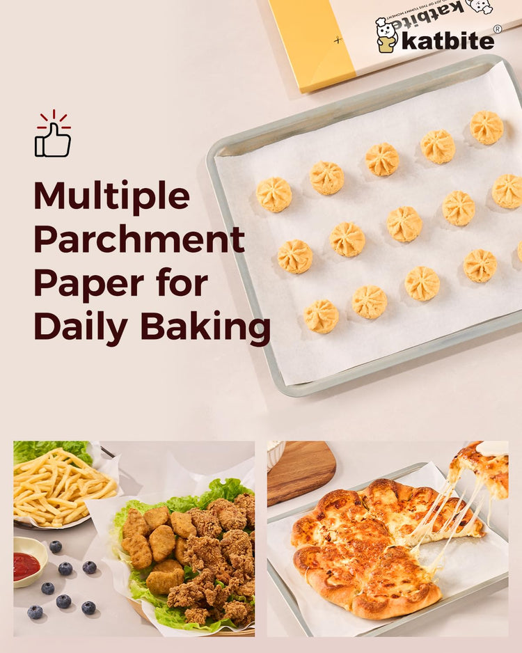 200 Pcs Parchment Paper Baking Sheets (200 Count)