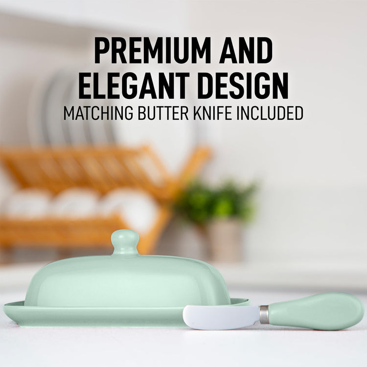 Zulay Butter Dish With Lid For Countertop