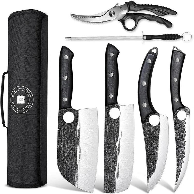 Professional Butcher Knife Set (7 Count)
