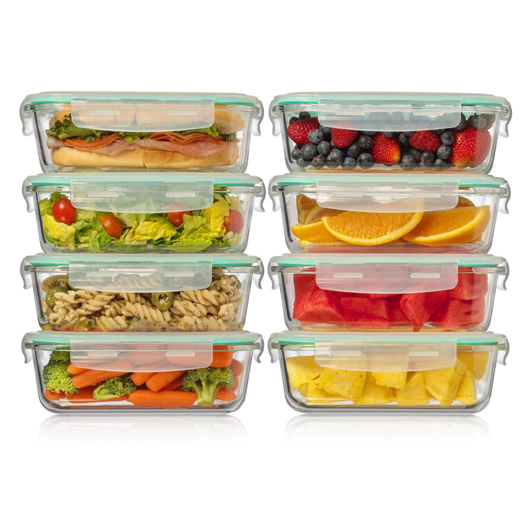 8 Pack 35 oz Glass Containers (8 Count)