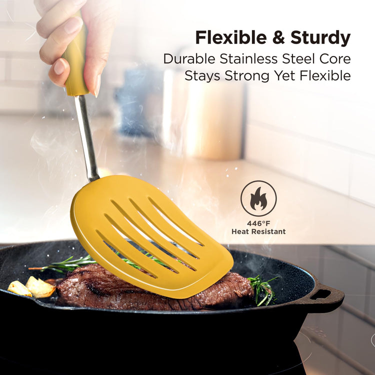 WaltzGrip Platinum Silicone Pancake Spatula Turner