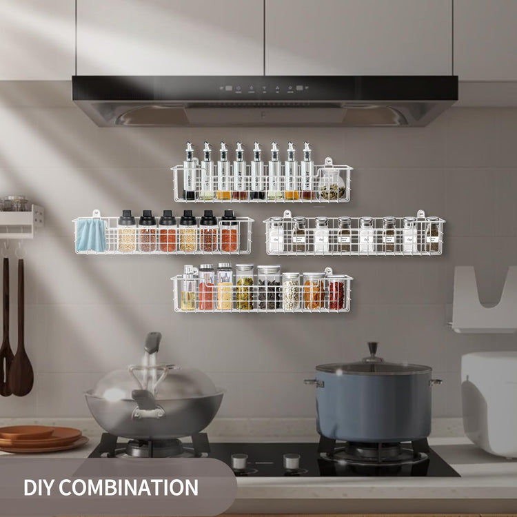Spice Rack Wall Mount (4 Count)