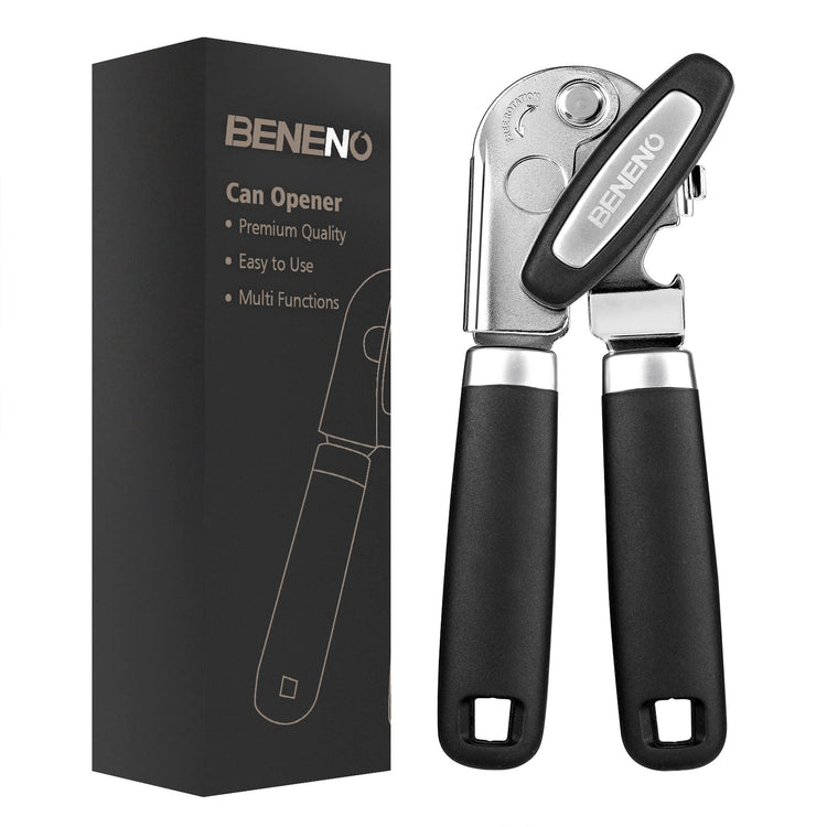 Heavy Duty Hand Can Opener Manual with Magnet Lid Remover