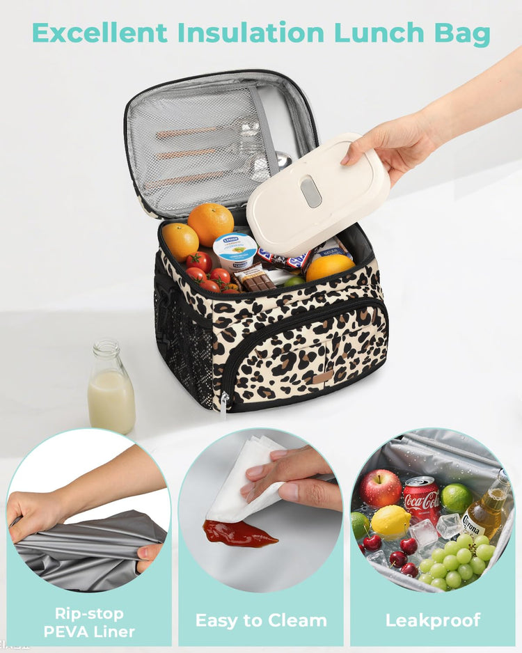 Lunch Box for Men Women Insulated Lunch Tote Cooler Bag Lunchbox