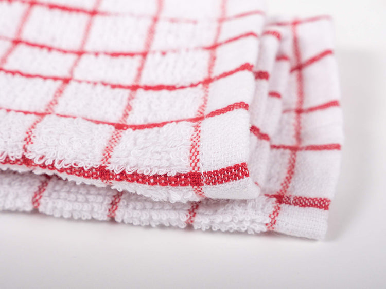Pantry 100% Cotton Checkered Grid Dish Cloths (6 Count)