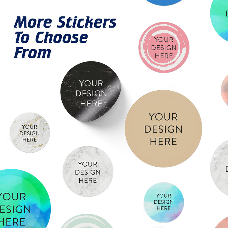 100 Custom Vinyl Stickers (100 Count)