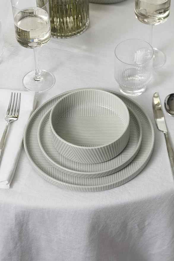 Lenox 899194 Modulus 18-Piece Dinnerware Set, Service For 6