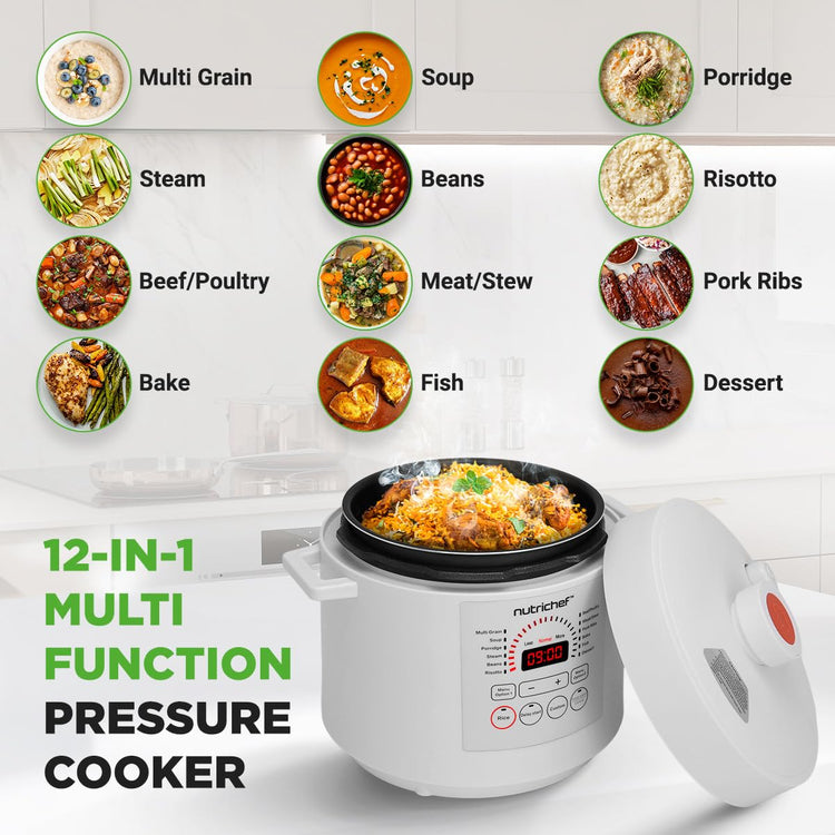Electric Pressure Cooker 6 Quart Capacity