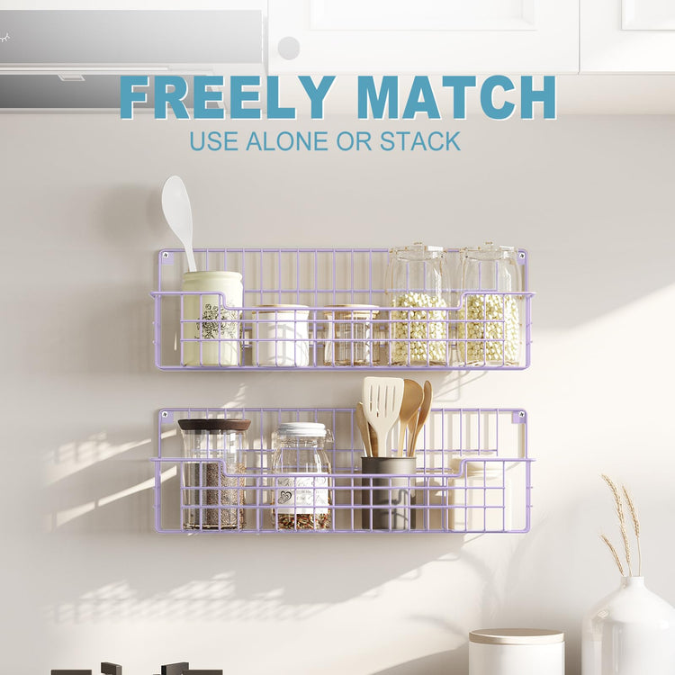 Spice Rack Wall Mount (4 Count)